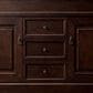 James Martin Vanities Brookfield 60" Single Bathroom Vanity in Burnished Mahogany with 3 cm Eternal Marfil Quartz Top and Rectangle Sink, , large