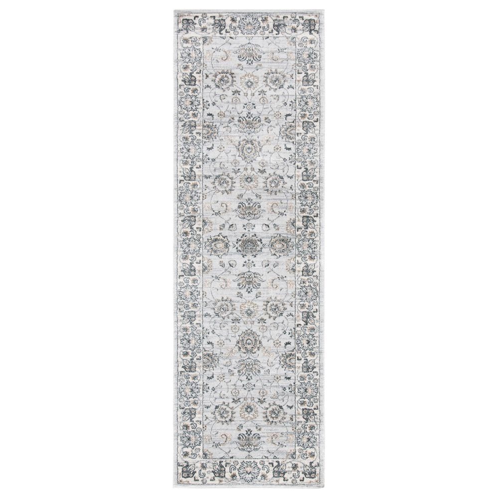 Safavieh Isabella 2"2" x 7" Light Gray and Cream Runner, , large
