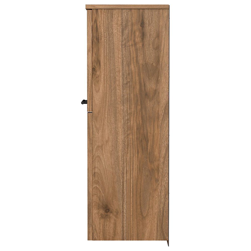Bush Somerset 60&quot; L-Shaped Desk with Hutch in Fresh Walnut, , large