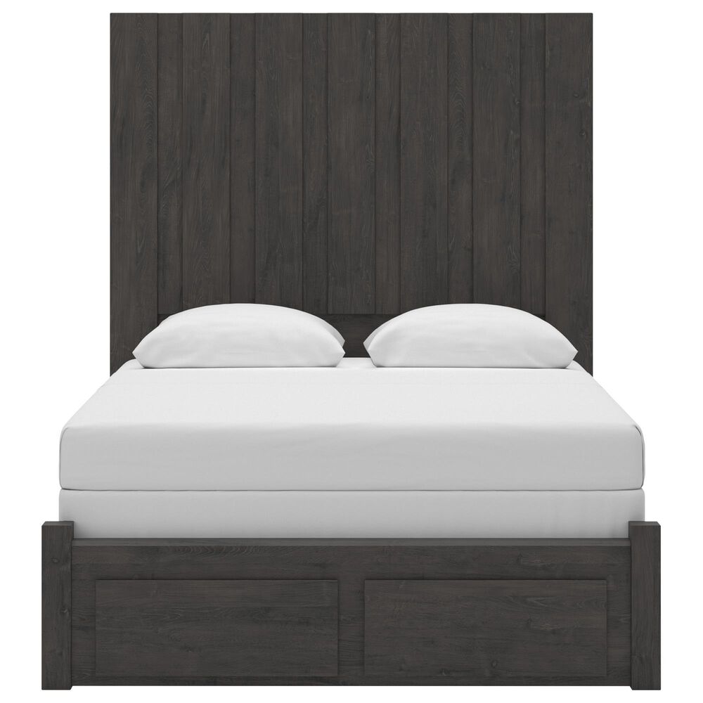 Ashley Fraluna Queen Panel Storage Bed  in Charcoal, , large