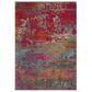 Safavieh Monaco MNC261R 5"1" x 7"7" Fuchsia and Blue Area Rug, , large