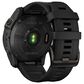 Garmin Fenix 7X Sapphire Solar Edition Smartwatch Screen in Carbon Gray DLC Titanium with Black Band, , large