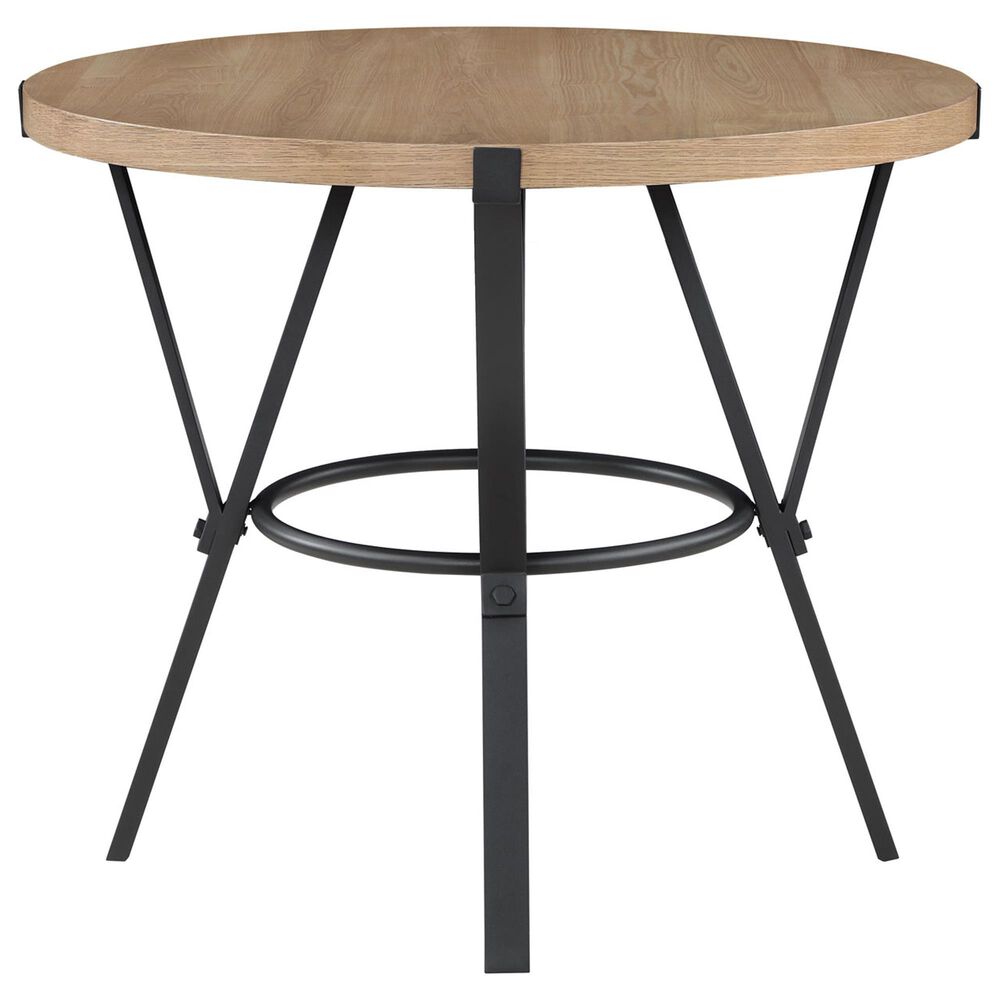 Steve Silver Co. Magnolia 42&quot; Round Counter Height Table in Black and Sand - Table Only, , large