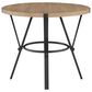 Steve Silver Co. Magnolia 42" Round Counter Height Table in Black and Sand - Table Only, , large