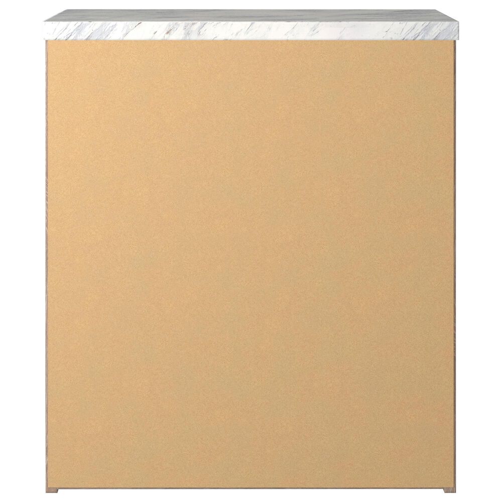 Ashley Senniberg 4-Piece Full Panel Bed Set in Light Brown and White, , large