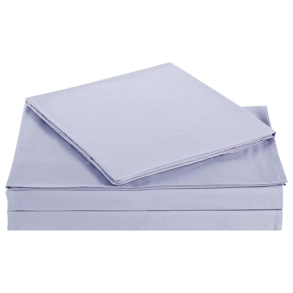 Pem America My World Solid 3-Piece Twin XL Sheet Set in Lavender, , large