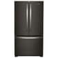 Whirlpool 20 Cu. Ft. Counter-Depth French Door Refrigerator in Black Stainless Steel, , large