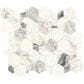 Dal-Tile Gamma Illusive 14"" X 16"" HYPNOTIC Natural Stone Mosaic Sheet, , large
