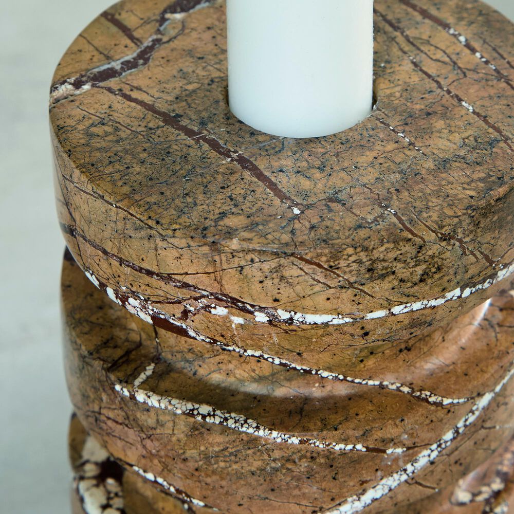 Ashley Emsleyfield Candle Holder in Tan &#40;Set of 2&#41;, , large