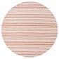 Surya Eagean EAG-2423 Rust, Ivory, Dusty Pink and Dusty Coral 7"10" Round Indoor/Outdoor Area Rug, , large