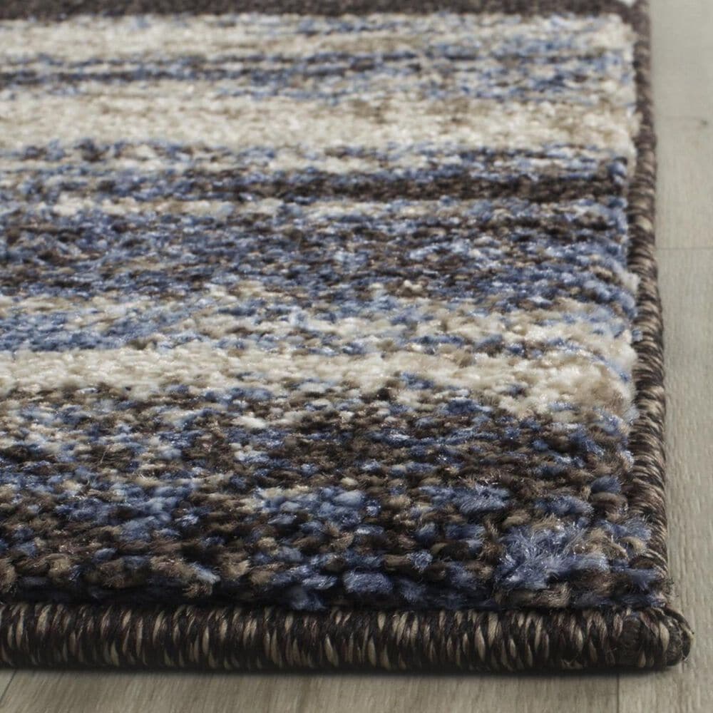 Safavieh Retro RET2138-1165 2&#39;3&quot; x 13&#39; Cream and Blue Runner, , large