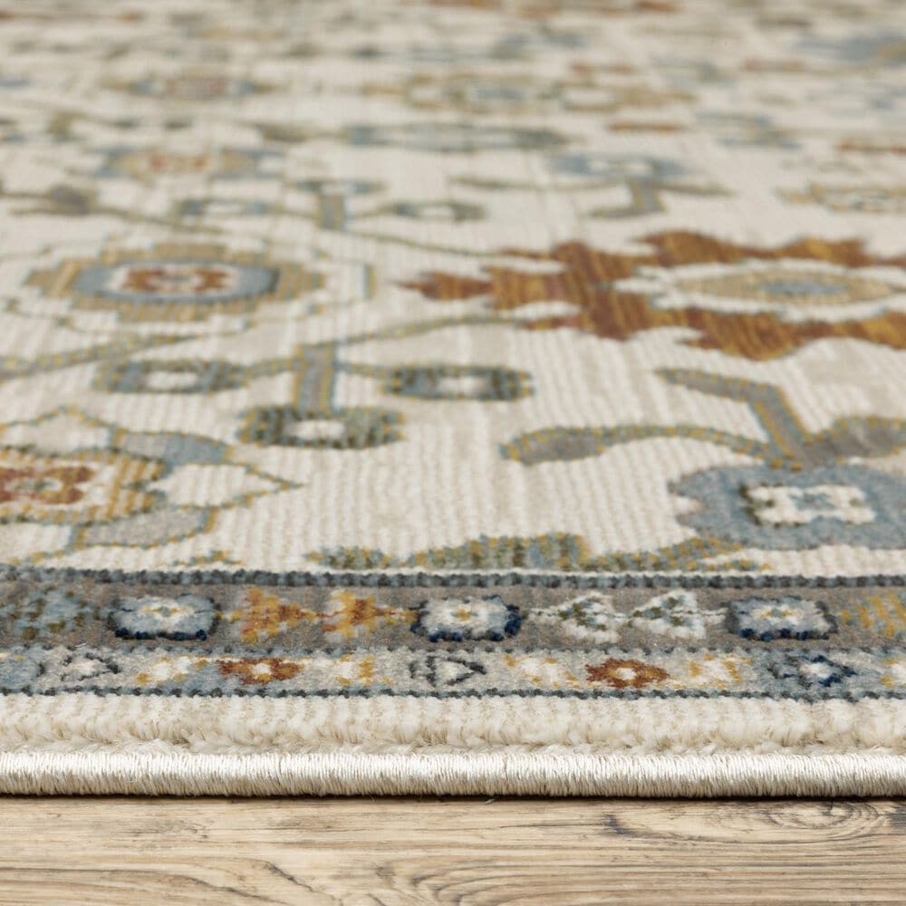 Oriental Weavers Keira Ivory and Multicolor 7&#39;10&quot; x 10&#39;10&quot; Area Rug, , large