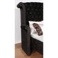 Furniture of America Mills King Upholstered Bed in Black, , large