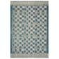Loloi Mika MIK-08 6"7" x 9"4" Blue and Ivory Area Rug, , large