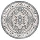 Safavieh Isabella ISA936F 6"7" Round Gray and Cream Area Rug, , large