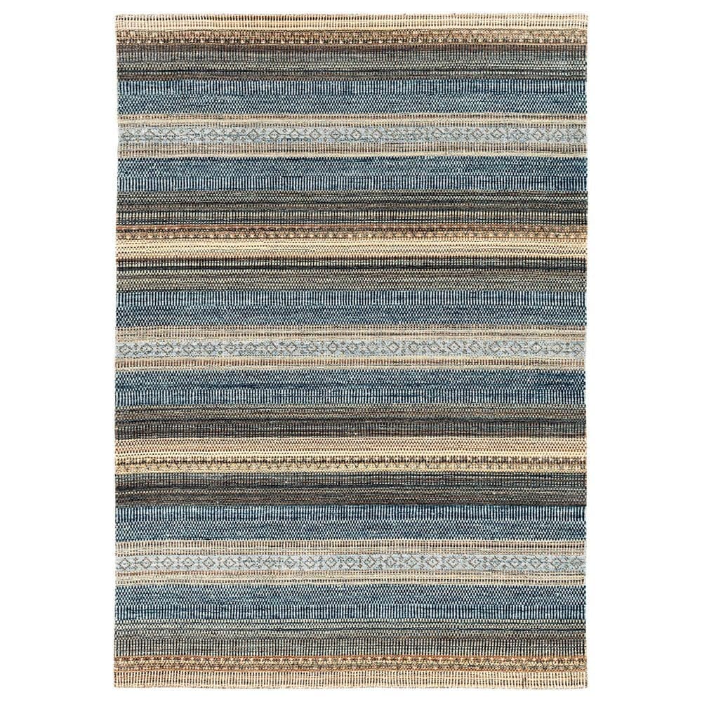 Radici USA Sondrio Blue 4" x 6" Area Rug, , large