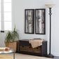 Maple and Jade Twisted Flourishes and Rings Floor Lamp in Matte Black, , large