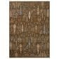 Loloi Reign Moss and Multicolor 4" x 12"7" Runner, , large