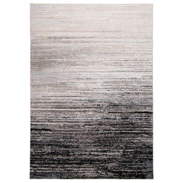 Feizy Micah 8" x 10" Black and Dark Gray Area Rug, , large