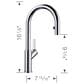 Blanco Urbena 1.5 GPM Pull-Down Kitchen Faucet in Chrome, , large