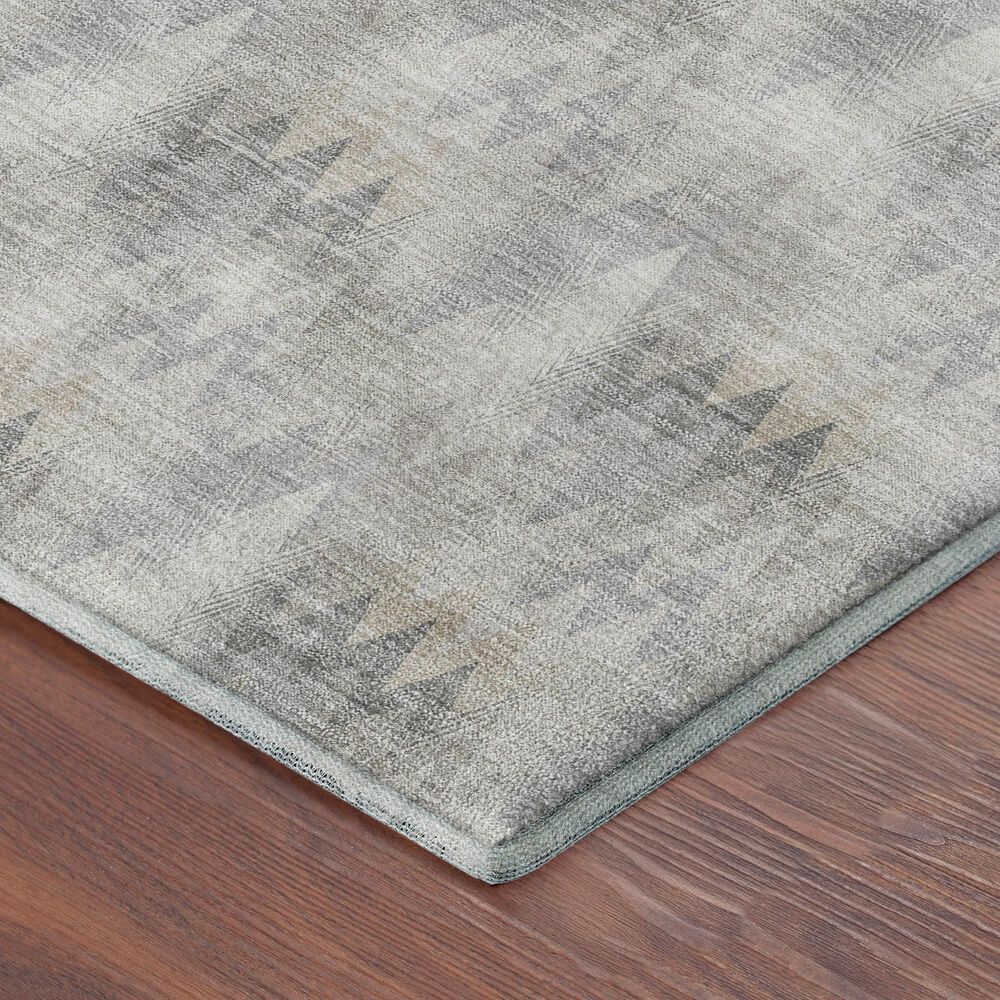 Dalyn Rug Company Soft Essentials Chevron Silver 9' x 12' Area Rug, , large