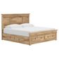 Ashley Makidern 2-Piece King Storage Bedroom Set with Six Drawers in Natural Brown, , large