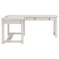 Ashley Robbinsdale 3-Piece L-Shape Desk and Bookcase Set in Antique White, , large