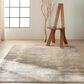 Nourison Rush CK951 6" x 9" Grey and Beige Area Rug, , large