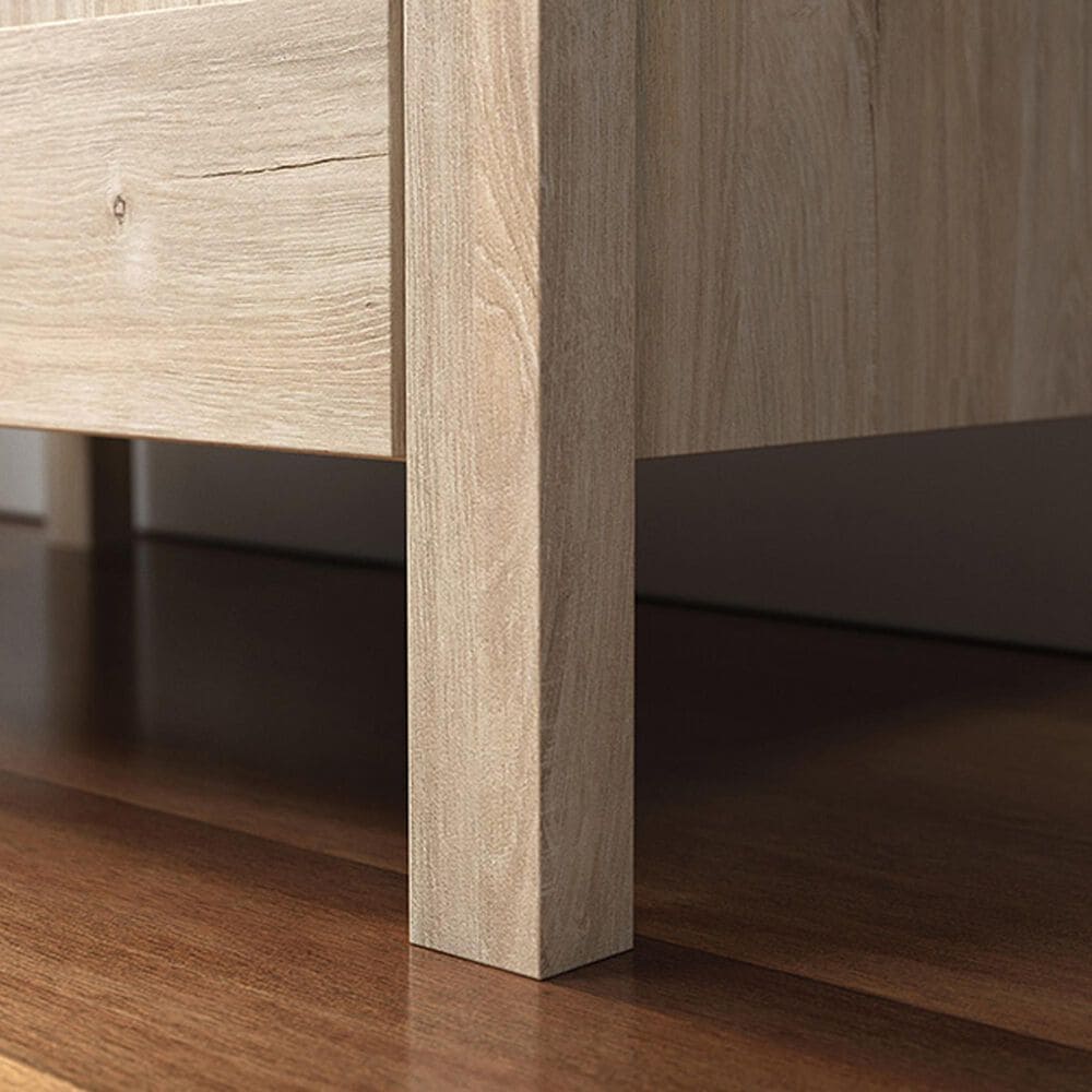 Sauder 2 Door Storage Cabinet in Chalk Oak, , large