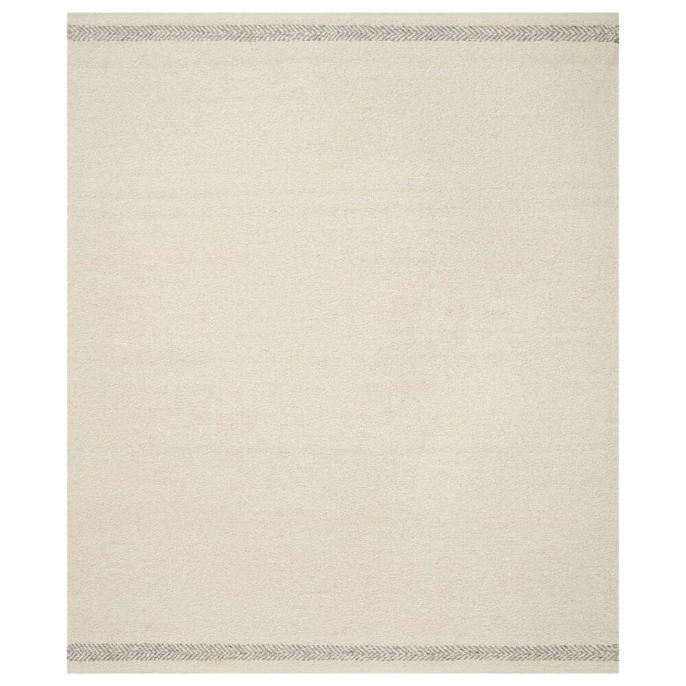 Loloi Reyla 2" x 3" Ivory and Silver, , large