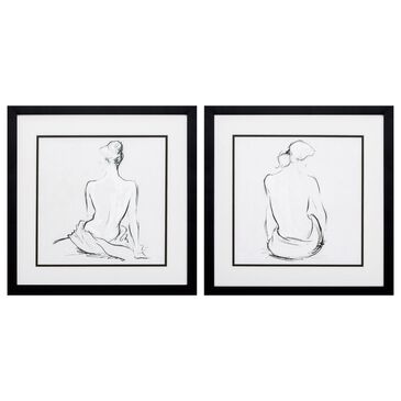 Propac Poised Pose Wall Art in Neutral (Set of 2), , large