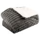 Timberlake 60" x 70" Faux Fur Throw Blanket in Gray, , large