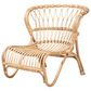 Baxton Studio Alaya Accent Chair in Natural Brown, , large