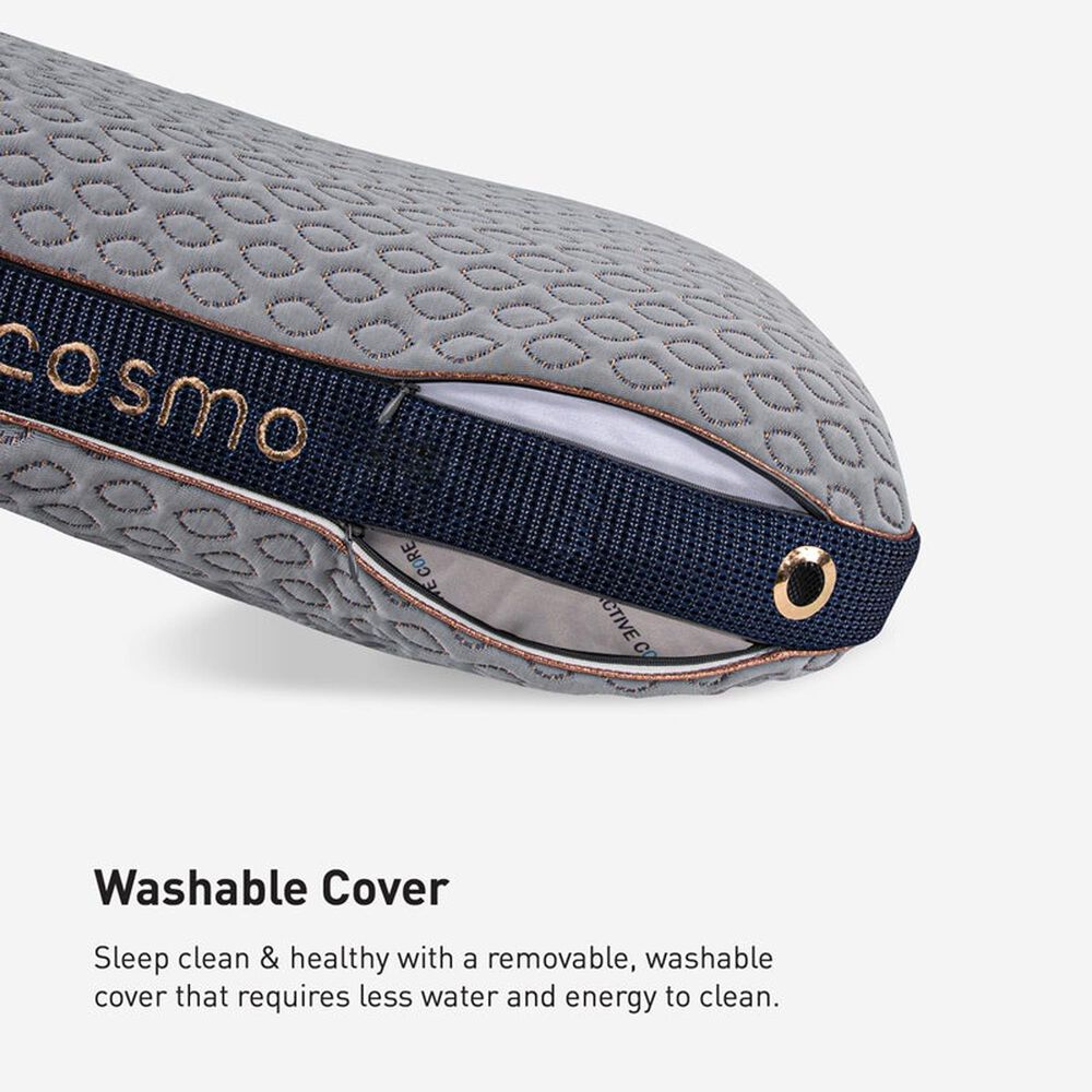 Bedgear Cosmo 1.0 Performance Pillow in Gray and Rose Gold Nebraska