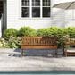 Noviland Patio Occasional Bench in Teak Oil, , large