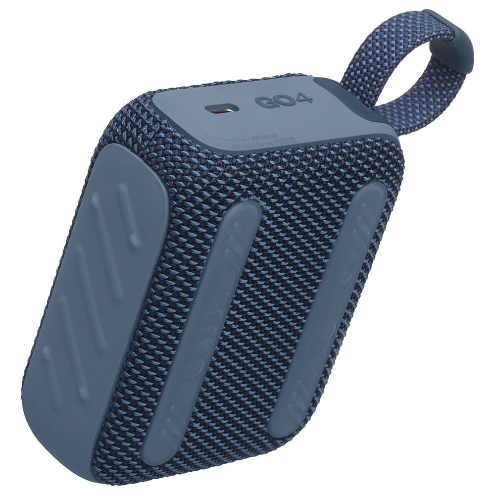JBL Go 4 Portable Waterproof Bluetooth Speaker in Blue, , large
