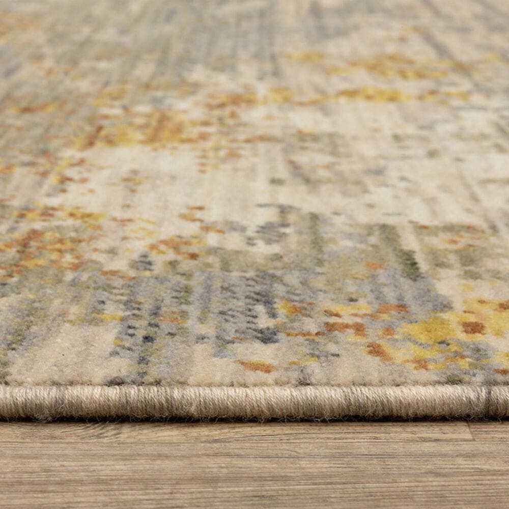 Oriental Weavers Soleri 5&#39;3&quot; x 7&#39;6&quot; Beige, Gold and Gray Area Rug, , large