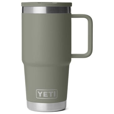 YETI Rambler 20 Oz Travel Mug with Color-Matched Straw Lid in Pampa Green, , large