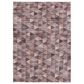 Central Oriental Rugease Velveteen Marlow Brown and Dark Grey 7"6" x 9"6" Area Rug, , large