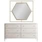 Furniture Worldwide Love Joy Bliss 3 Piece King Bedroom Set in Alabaster and Soft Gold, , large