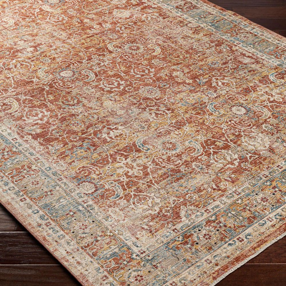 Surya Aspendos 12&#39; x 15&#39; Rust, Burgandy, Dusty Pink, Blue, Mustard, Taupe, Gray, Black and Cream Area Rug, , large