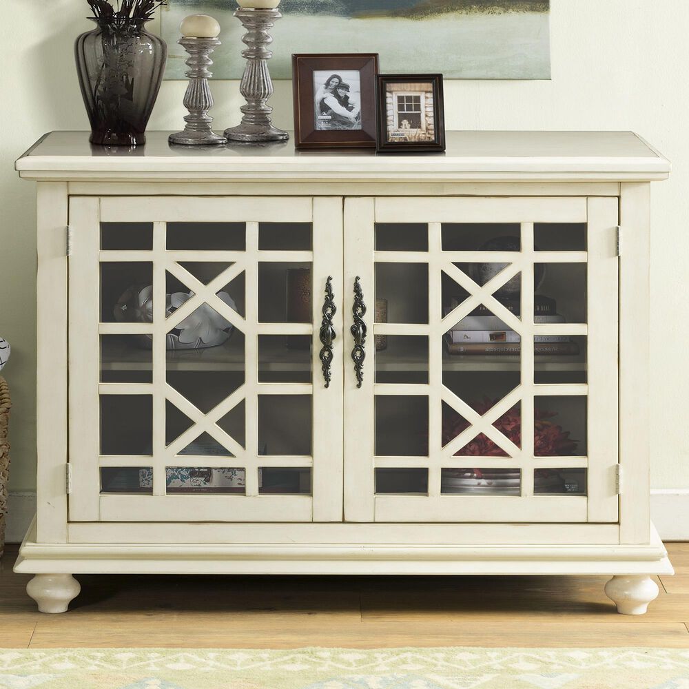 Martin Svensson Home Orsey Small Spaces TV Stand in Antique White, , large