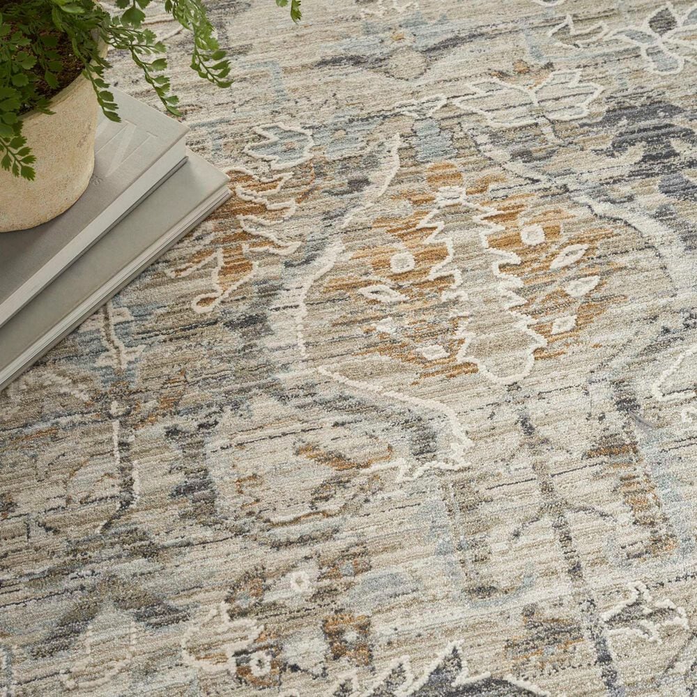 Nourison Lynx LNX02 7&#39;10&quot; x 10&#39;1&quot; Ivory and Taupe Area Rug, , large