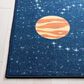 Safavieh Kids Playhouse 6"7" x 9" Navy and Gold Rug, , large