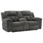 Ashley Frohn Manual Reclining Loveseat in Graphite, , large