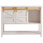 Furniture of America Bazan Buffet in White Oak and Gold, , large