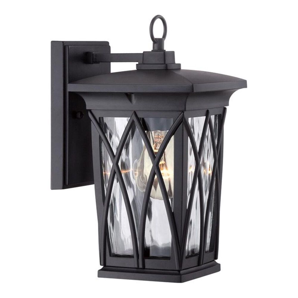 Quoizel Grover 1-Light 11" Outdoor Lantern in Mystic Black, , large
