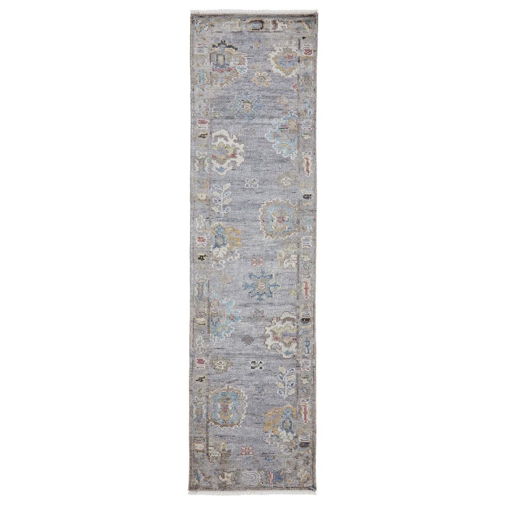 Kalaty Rug Ambrose 2"6" x 10" Vintage Greys and Multicolor Runner, , large