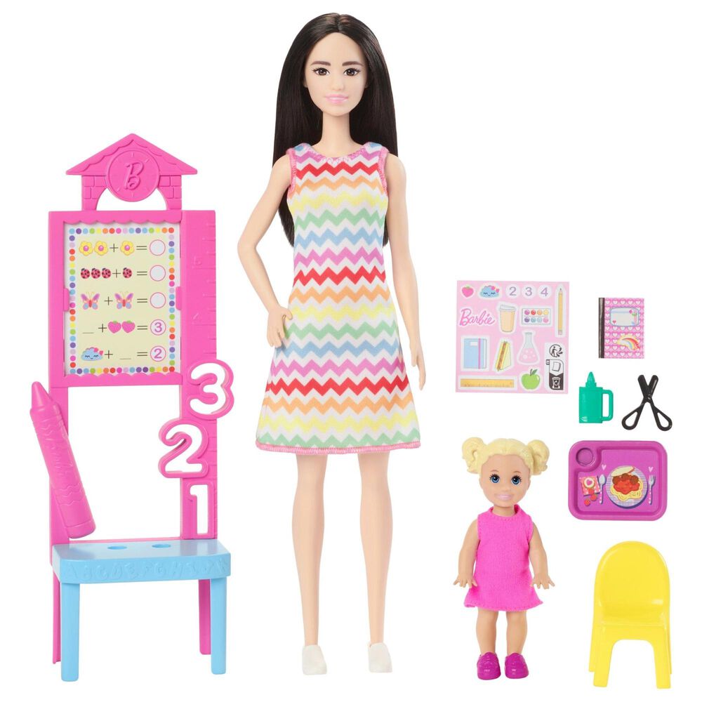 Barbie Teacher Doll and Teaching Accessories in Multicolor, , large