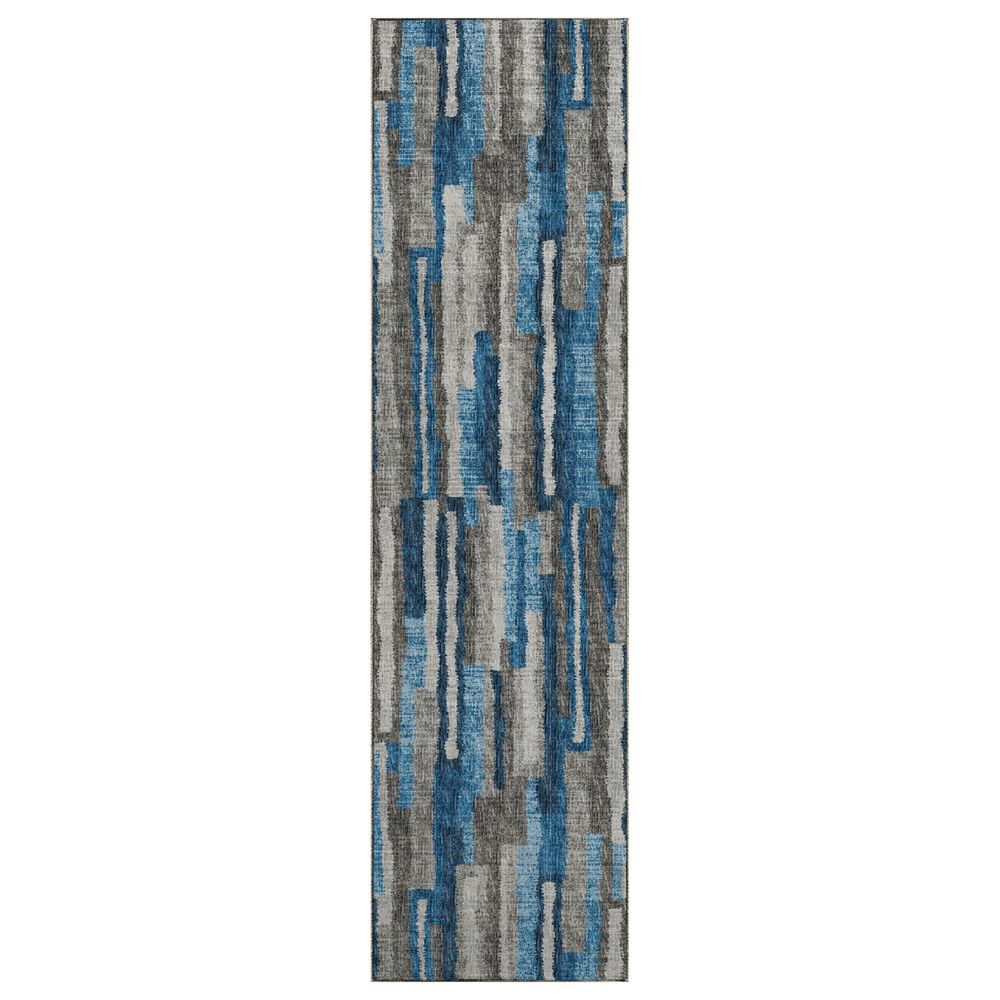 Dalyn Rug Company Brisbane Geometric 2"3" x 7"6" Navy Runner, , large